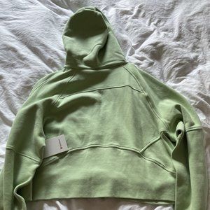 Lululemon Oversized Half-Zip Scuba Hoodie - Creamy Mint XL/XXL